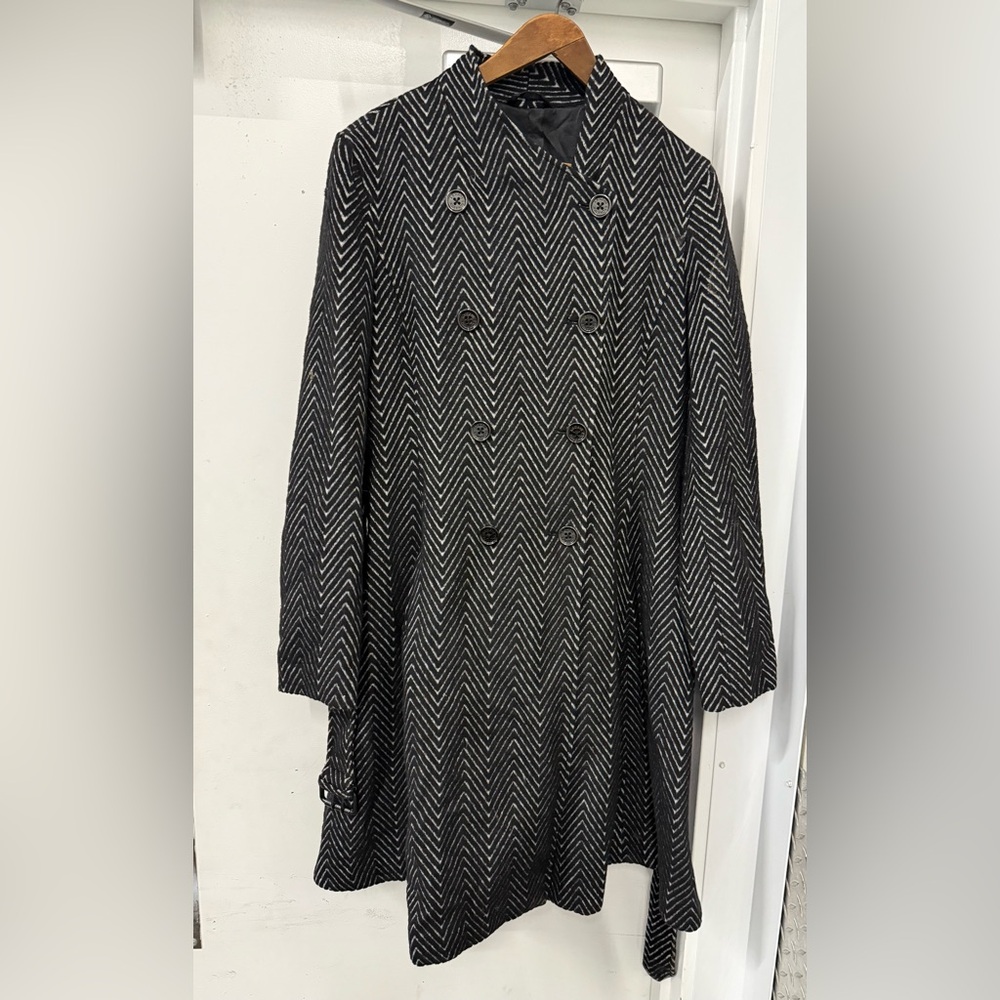 Armani Exchange Chevron Patterned Double-Breasted… - image 3